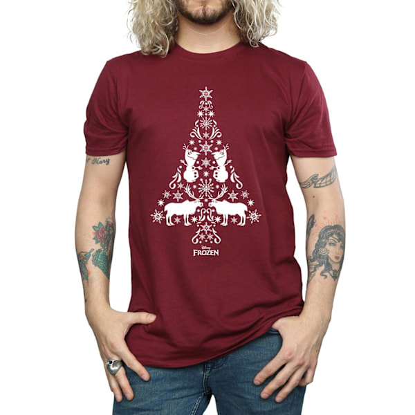 Disney herr Frozen julgran T-shirt S Bourgogne Burgundy S