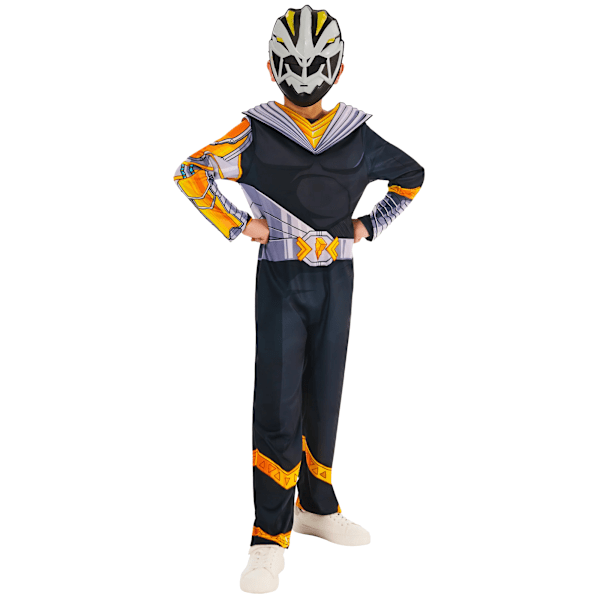 Power Rangers Barn/Kids Cosmic Fury Svart Ranger Kostym 5 Multicoloured 5-6 Years