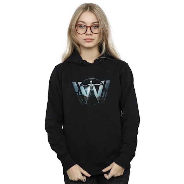 Westworld Dam/Kvinnor Huvtröja med Huvudlogotyp XL Svart Black XL