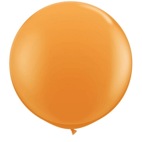 Qualatex 5 tum enkla latexpartyballonger (förpackning om 100) (48 färger) Orange One Size