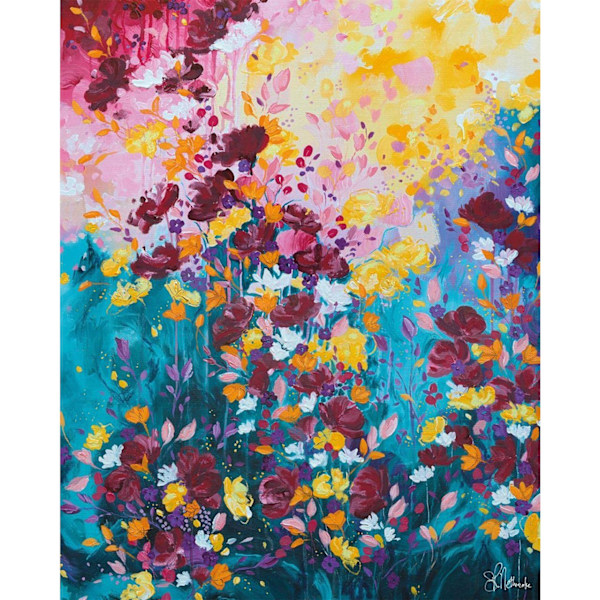 Susan Nethercote Overflowing Abundance Canvas Print 50cm x 40cm Multicoloured 50cm x 40cm