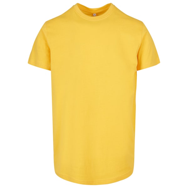 Bygg ditt varumärke Herr Basic Rund Hals T-shirt L Taxi Gul Taxi Yellow L