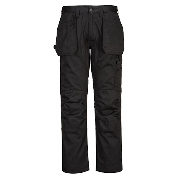 Portwest WX2 Stretch Hölsterfickabyxor Herr 41R Svart Black 41R