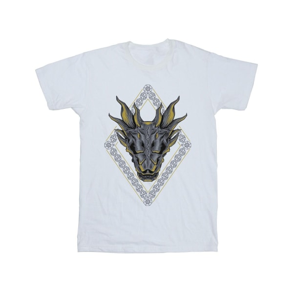 Game Of Thrones: House Of The Dragon T-shirt med drakmönster för män White 3XL