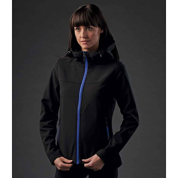Stormtech Dam/Kvinnor Orbiter Hooded Soft Shell Jacka XXL Bl Black/Azure XXL