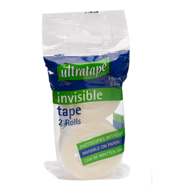 Ultratape Easytear Osynlig Klar Tejp (2-pack) Clear One Size