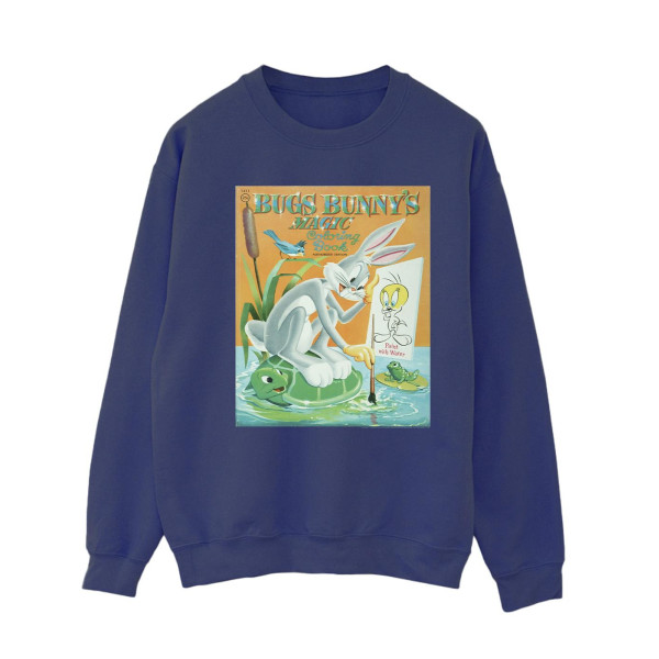 Looney Tunes Dam/Dam Bugs Bunny Målarbok Sweatshirt Navy Blue XL