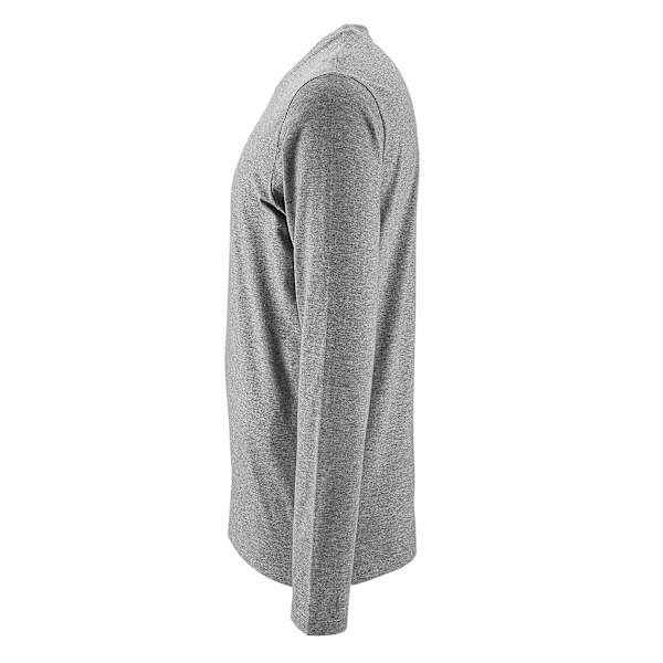 SOLS Imperial Långärmad T-shirt för Män 4XL Gråmelerad Grey Marl 4XL