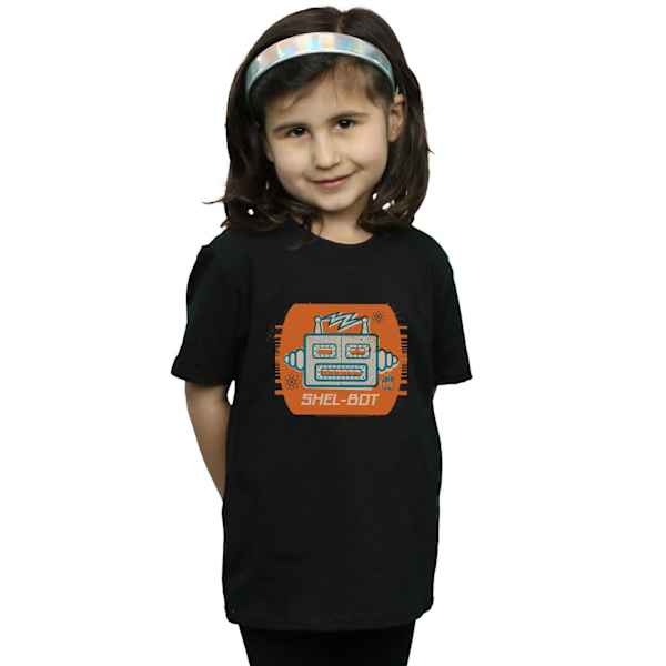 The Big Bang Theory Girls Shel-Bot Icon Bomull T-shirt 5-6 år Black 5-6 Years