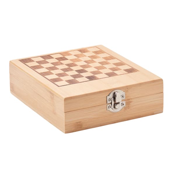 MidOcean Chesset Schackbräde i Bambu & Vinset One Size Trä Wood One Size