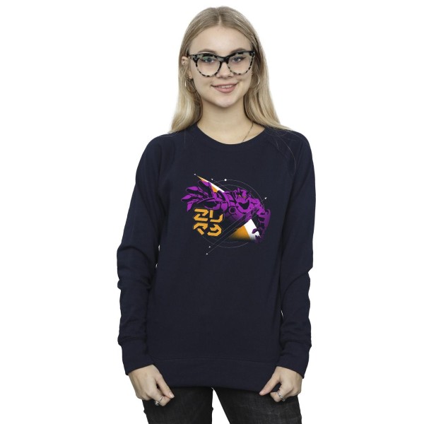 Disney Lightyear för kvinnor/damer Zurg Space Circle Sweatshirt XL Navy Blue XL
