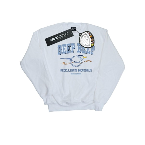 Looney Tunes Mens Road Runner Beep Beep Sweatshirt M Vit White M