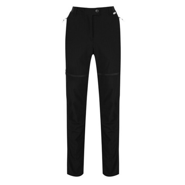 Regatta Dam/Kvinnor Mountain Zip-Off Byxor 10 UK R Svart Black 10 UK R