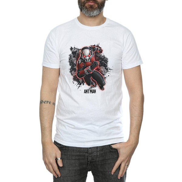 Marvel Herr Ant-Man Myror Löpning T-shirt 3XL Vit White 3XL