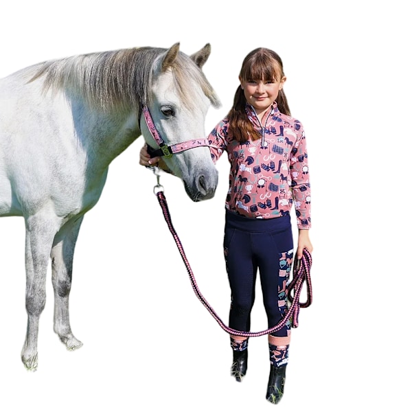 My Little Pony Hästhuvudkrage & Ledrep Full Navy/Blush Navy/Blush Full