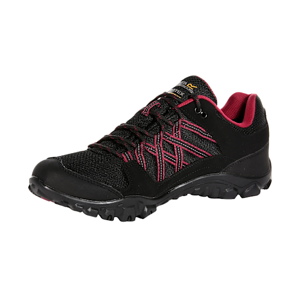 Regatta Womens/Ladies Edgepoint III Walking Shoes 7 UK Svart/Beaujolais Black/Beaujolais 7 UK