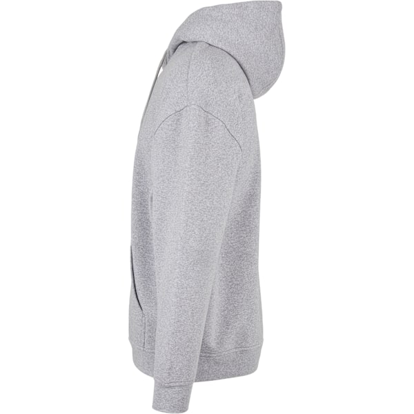 Build Your Brand Basic Oversized Hoodie för män L Ljusgråmelerad Heather Grey L