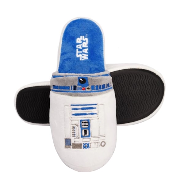 Star Wars herr R2-D2 tofflor 7 UK-8 UK blå/vit/grå Blue/White/Grey 7 UK-8 UK