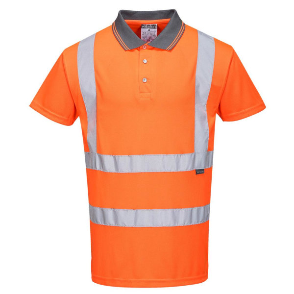 Portwest Hi-Vis Säkerhets Poloskjorta 5XL Orange Orange 5XL