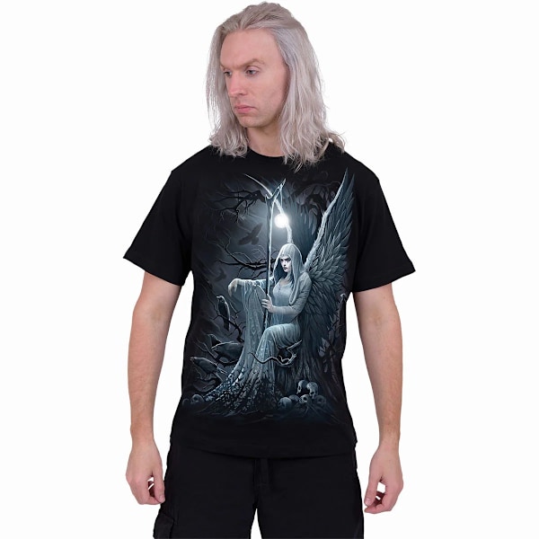 Spiral Direct Unisex Ethereal Angel T-shirt XL Svart Black XL