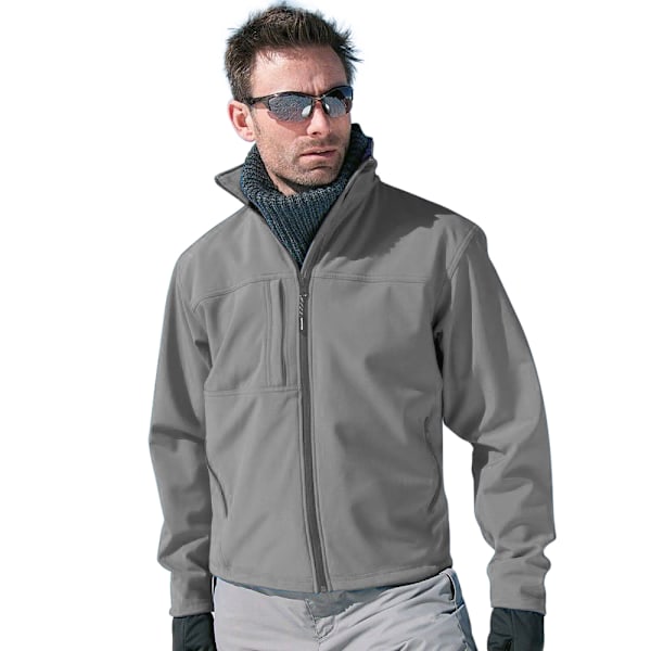 Result Herr Softshell Premium 3-lagers Prestandajacka (Vattenavvisande, Vindtät & Andningsbar) Grey 3XL