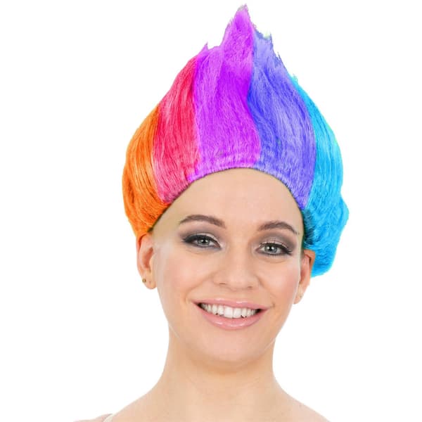 Smiffys 90-tals Trollperuk En Storlek Flerfärgad Multicoloured One Size