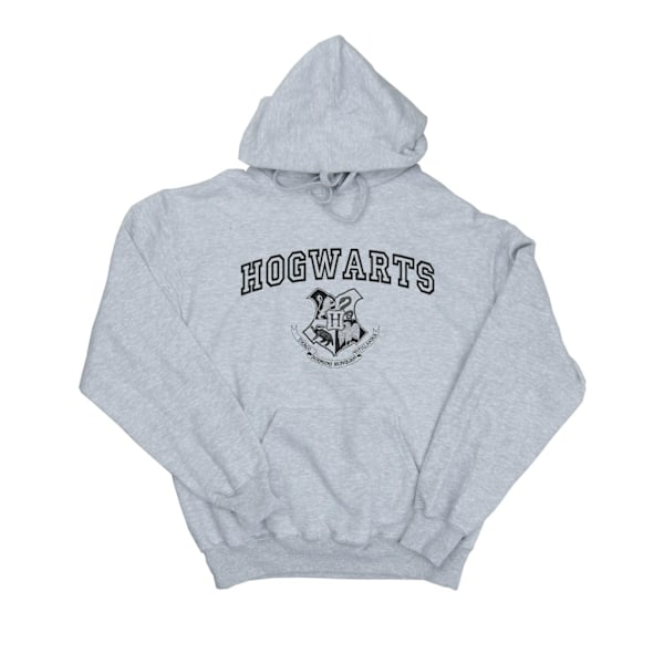 Harry Potter Girls Hogwarts Crest Hoodie 12-13 år Sports Grey Sports Grey 12-13 Years