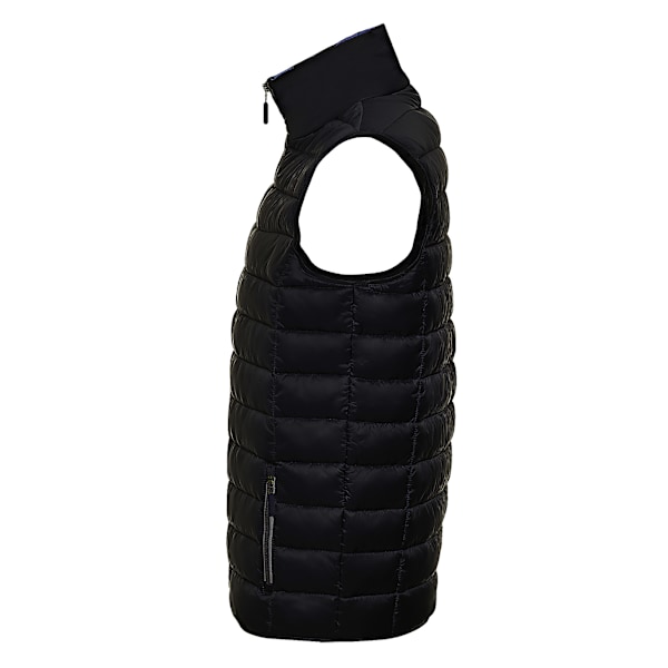 SOLS Herr Wave Vadderad Vattenavvisande Bodywarmer/Gilet L Svart Black L