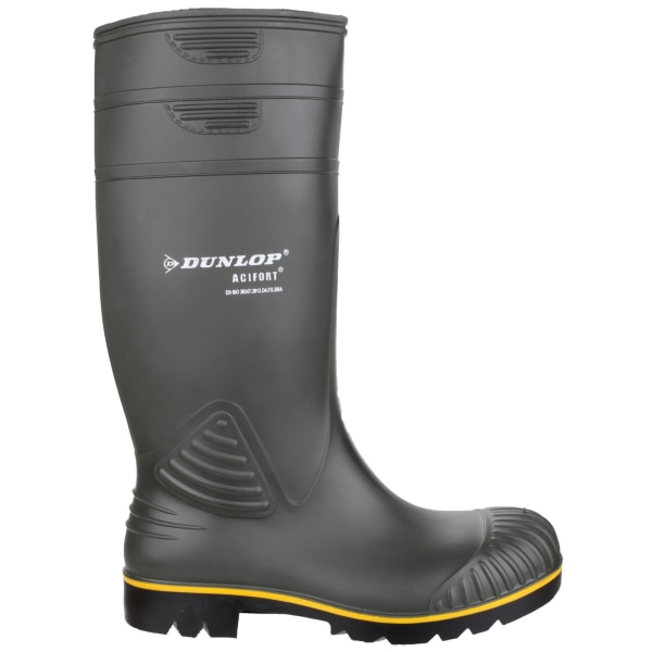 Dunlop Acifort Heavy Duty Herr Non Safety Wellington Boots 43 E Green 43 EUR