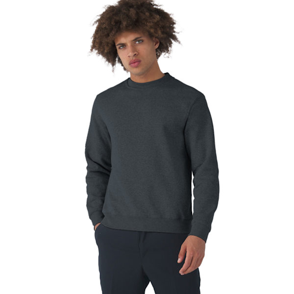 B&C Herr Set In Sweatshirt L Heather Asphalt Heather Asphalt L