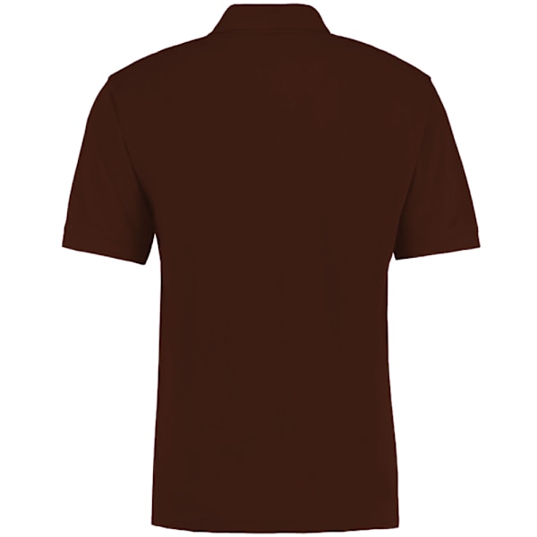 Kustom Kit Klassic Superwash Kortärmad Poloskjorta XL Ch Chocolate XL