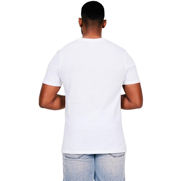 Casual Classics Herr Muscle Ringspun Bomull Tall T-Shirt XXL Vit White XXL