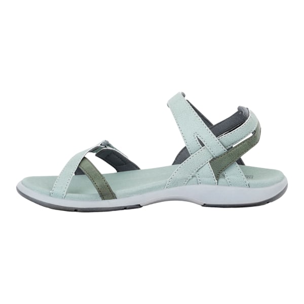 Regatta Great Outdoors Dam/Dam Lady Santa Cruz Sandaler med Öppen Tå Glacier Green/Four Leaf Clover 6 UK