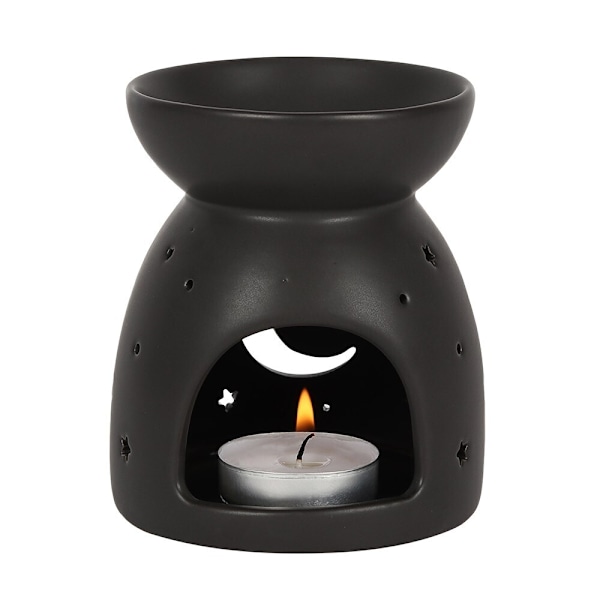 Something Different Mystical Moon Cut Out Oljebrännare En Storlek B Black One Size