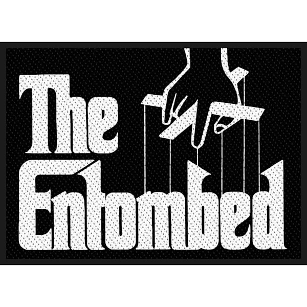 Entombed Godfather Logo Patch One Size Svart/Vit Black/White One Size