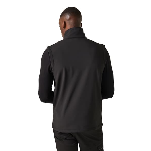 Regatta Professional Herr Softshell 2-lagers Body Warmer S Svart Black/Orange Pop S
