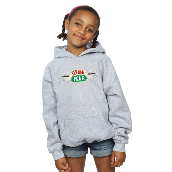 Friends Girls Central Perk Hoodie 9-11 år Sports Grey Sports Grey 9-11 Years