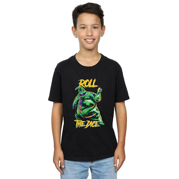 Disney Boys Nightmare Before Christmas Oogie Boogie Dice T-Shir Black 7-8 Years