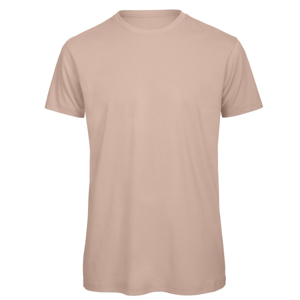 B&C Mens Favorite Organic Cotton Crew T-shirt XL Millennial Pi Millennial Pink XL