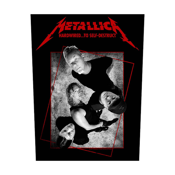 Metallica Hardwired Concrete Patch One Size Svart/Vit/Röd Black/White/Red One Size