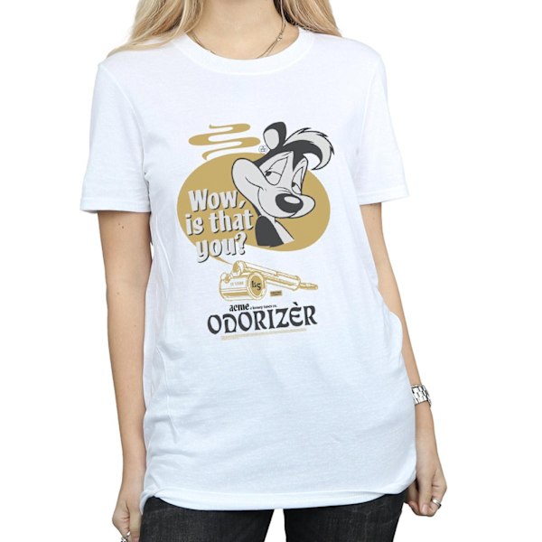 Looney Tunes Dam/Damer Pepe Le Pew Odorizer Bomull Pojkvän White M