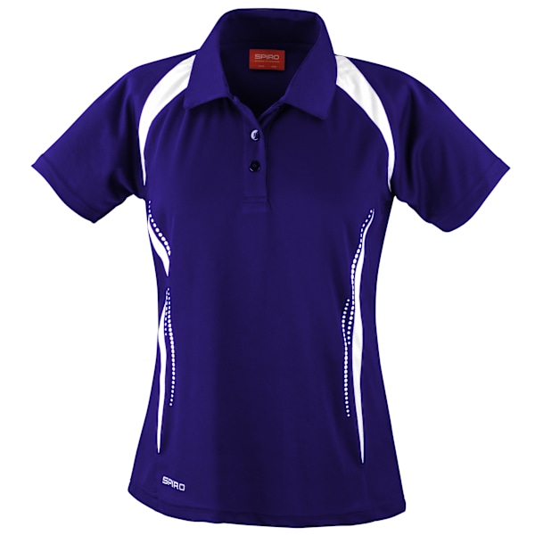 Spiro Dam/Dam Sports Team Spirit Performance Polo Shirt M Navy/White M