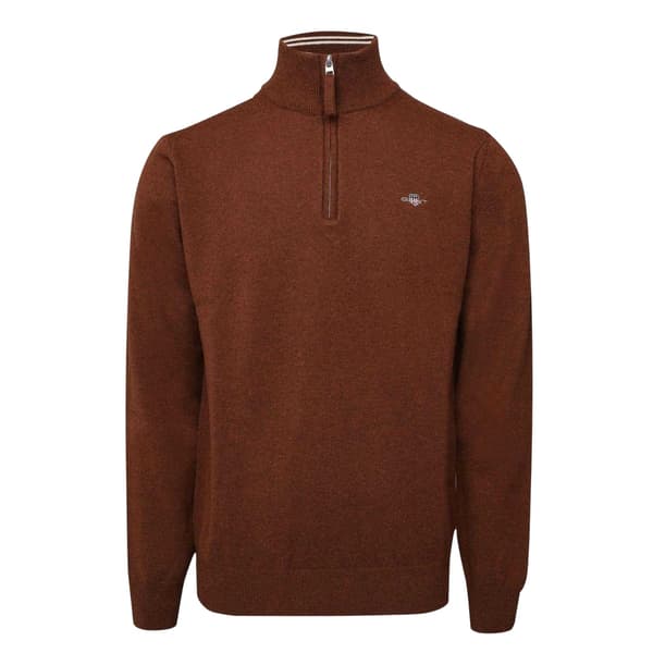 Gant Herr Tröja i Lammull XL Brun Brown XL