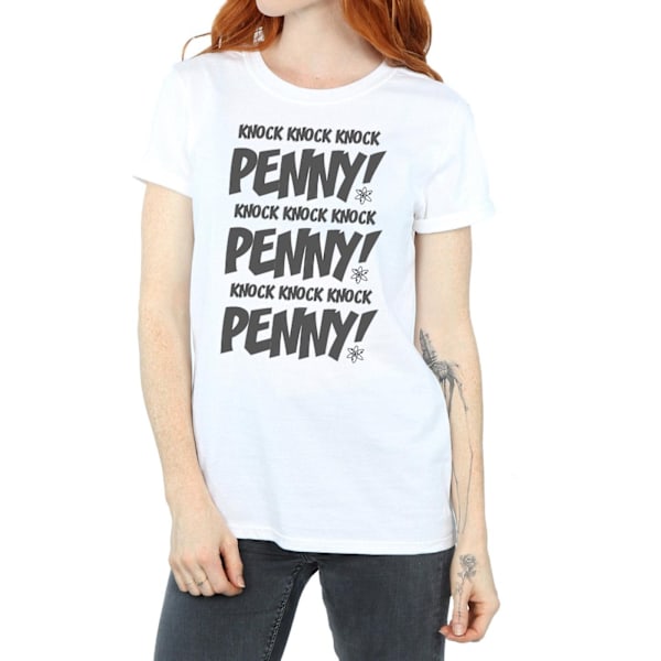 The Big Bang Theory Dam/Damer Knock Knock Penny Bomull Pojkvän White M