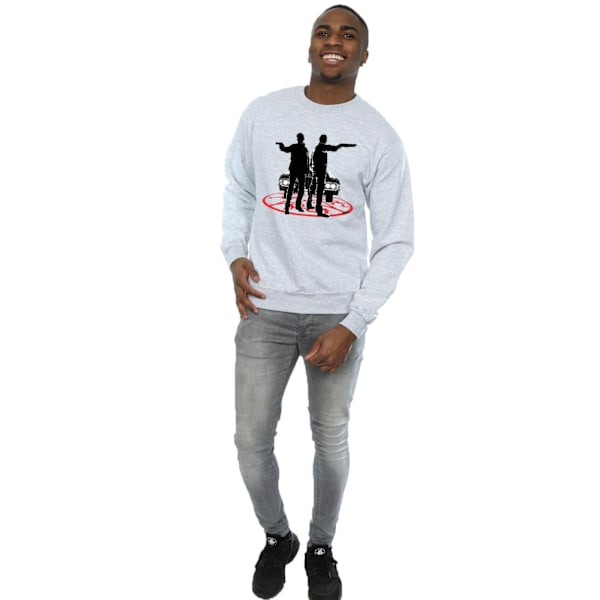 Supernatural Herr Sam Och Dean Silhouette Sweatshirt 3XL Sport Sports Grey 3XL