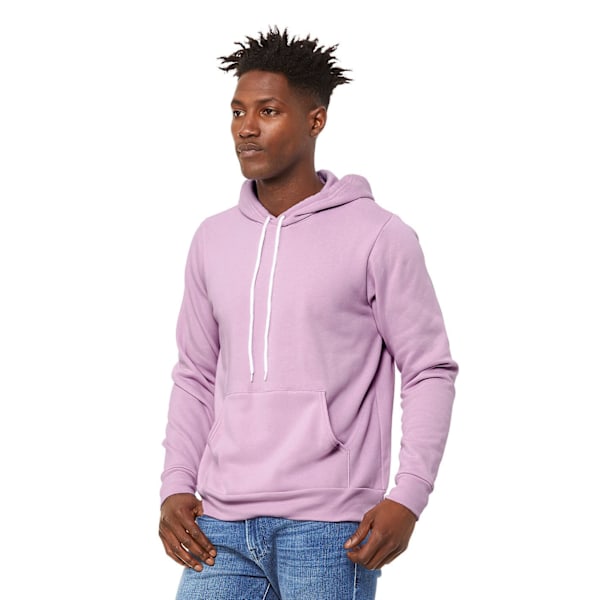 Bella + Canvas Unisex Pullover Polycotton Fleece Hooded Sweatsh Lilac XS