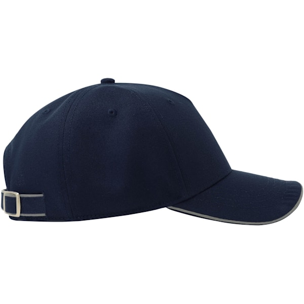 Atlantis Unisex Adult Reflective Sustainable 5 Panel Baseball C Navy One Size