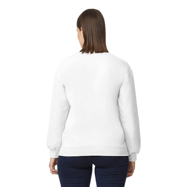 Gildan Herr Midweight Crew Neck Sweatshirt 4XL Vit White 4XL