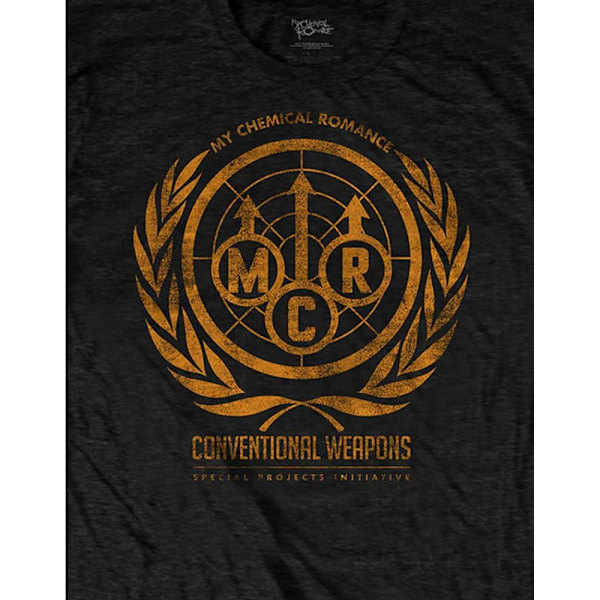 My Chemical Romance Unisex Adult Conventional Weapons T-Shirt S Black S