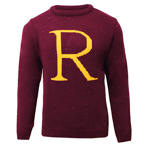Harry Potter Herr Ron Weasley R Stickad Jultröja XL Röd Red/Yellow XL